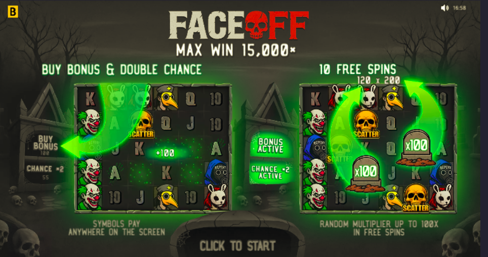 Игровой автомат Face Off